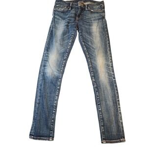 Vintage Ralph Lauren Denim & Supply Jeans Y2KWomens 29x32 Blue Skinny Distressed